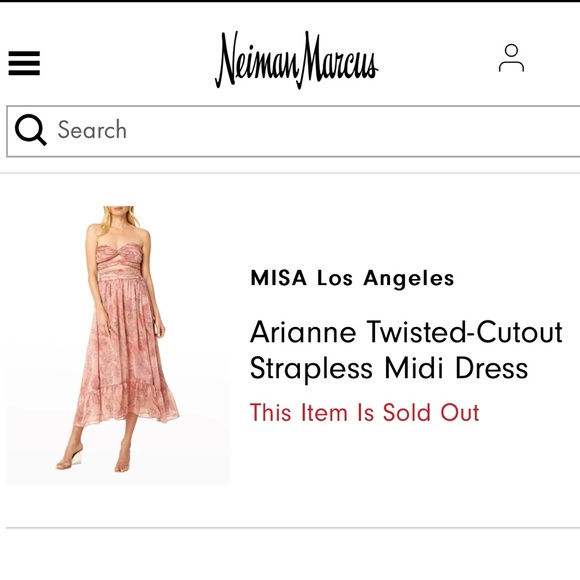 Misa Arianne Twisted-Cutout Dress - Picture 10 of 10